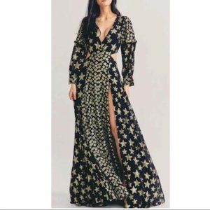 LoveShackFancy Aneesha Cut Out Maxi dress